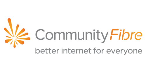 Community Fibre Superfast Fibre is £20 per month with 50 Mbps download and upload speeds with free set up on 24 month contracts and £9.99 for 12 month contracts